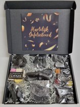 Drop Box - | Box met 9 verschillende populaire dropsoorten en Mystery Card 'Hartelijk Gefeliciteerd' met geheime boodschap | Verrassingsbox | Snoepbox