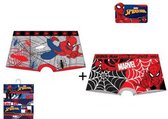 Spiderman boxershorts - onderbroek - onderbroeken - Marvel - 2 stuks - 6-8 jaar