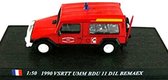 1990 VSRTT UMM BDU 11 DIL Bemaex (8 cm) – 1:50 del Prado {Modelauto - Schaalmodel - Miniatuurauto - Brandweer - Brandweerauto}