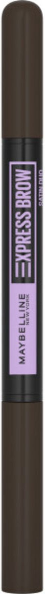 3x Maybelline Brow Satin Duo Wenkbrauwpotlood en Poeder 05 Black Brown