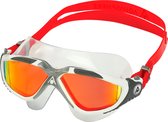 Aquasphere Vista - Zwembril - Volwassenen - Red Titanium Mirrored Lens - Wit/Rood