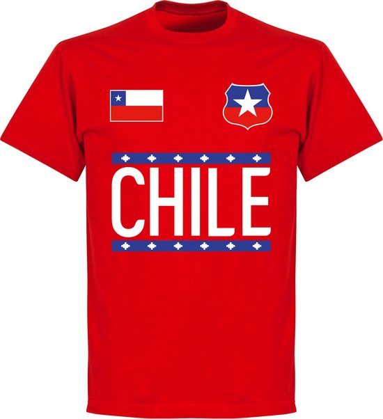 T-shirt de l'équipe du Chili - Rouge - XXXXL