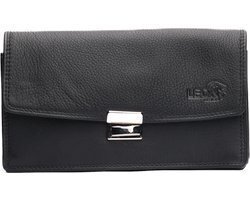 Horeca portemonnee - Horeca portefeuille - Kelnerbeurs - Taxi portemonnee - Biljethouder - Koopmansbeurs - Horeca - Restaurant - Beurs - Horeca - Horeca Portemonee - Horeca Portemonnee Leer - Horecaportefeuille - Kelner Portemonnee - Zwart - Leer