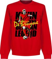 De Bruyne België Legend Sweater - Rood - XL
