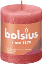 Bolsius Rustiek stompkaars 80/68 - Blossom Pink