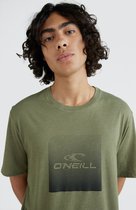 O'Neill T-Shirt Men GRADIENT CUBE Deep Lichen Green L - Deep Lichen Green 60% Cotton, 40% Recycled Polyester Round Neck