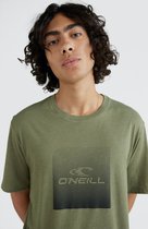 O'Neill T-Shirt Men GRADIENT CUBE Deep Lichen Green Xl - Deep Lichen Green 60% Cotton, 40% Recycled Polyester Round Neck