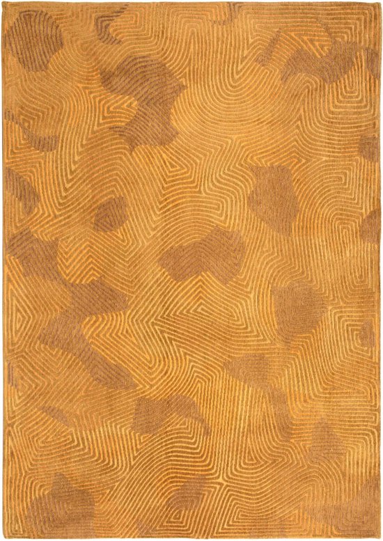 Vloerkleed Louis de Poortere Meditation Coral Jelly Gold 9226 9255 - maat 240 x 340 cm