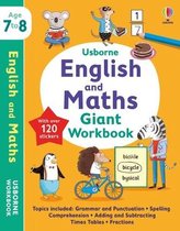 Usborne Workbooks- Usborne English and Maths Giant Workbook 7-8