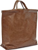 Serax Bea Mombaers shopper bag 40x14.5x41cm cognac