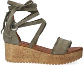 Omoda 722007 Sandalen - Dames - Groen - Maat 38