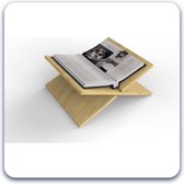 Bamboab – Boekenhouder - Boeken standaard – Kookboekstandaard – Leesstandaard – Book holder – Tijdschriftenhouder – Tijdschriftenrek – Bamboe Naturel