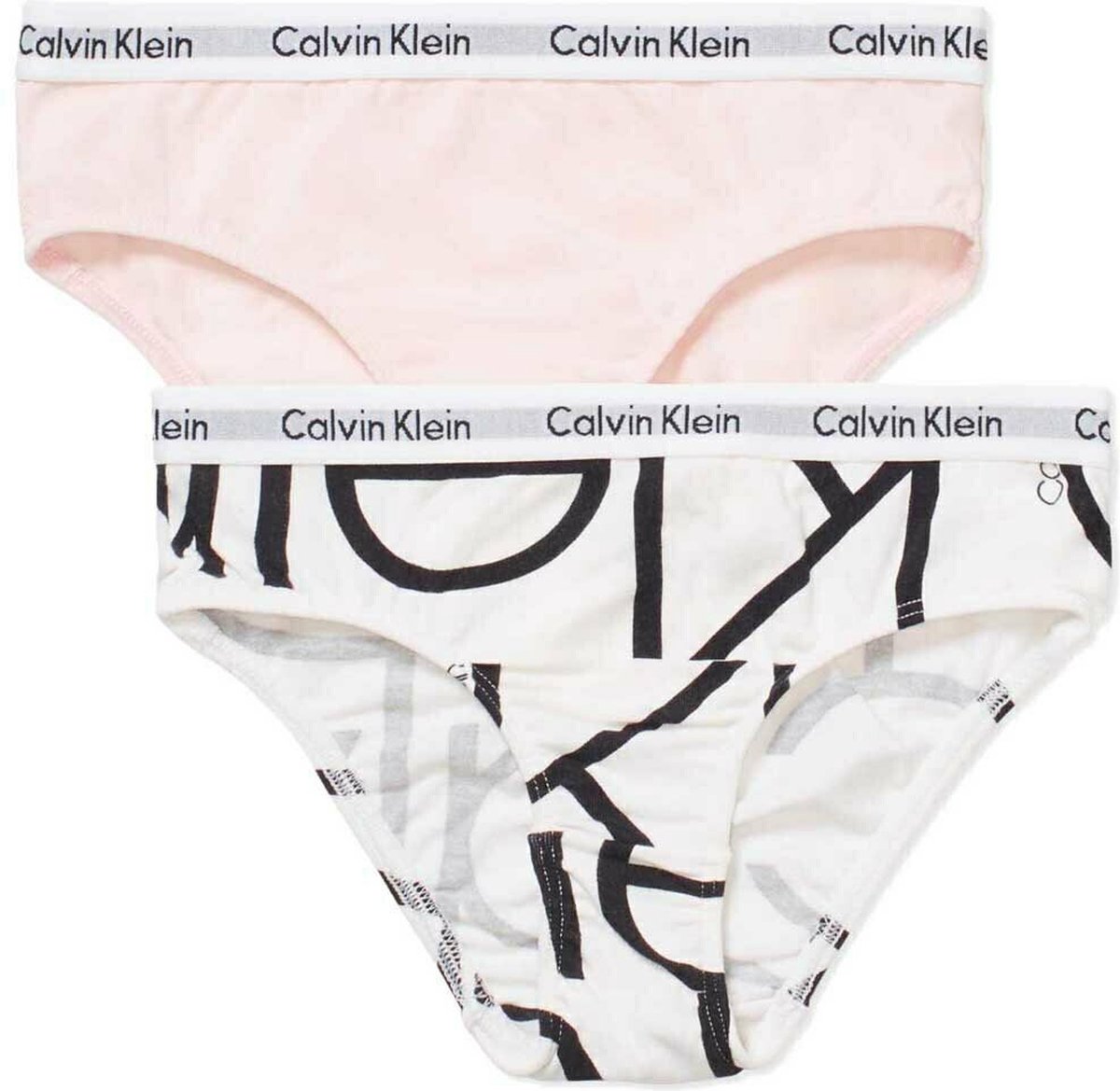 Calvin Klein dames slips (3-pack) - zwart, wit, grijs - Maat XL