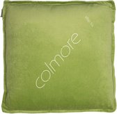 Colmore - Sierkussen velvet avocado - Groen - 50x50cm - Luxewoondecoratie.nl