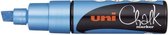 Uni Chalk Marker 8K Metallic Blauw