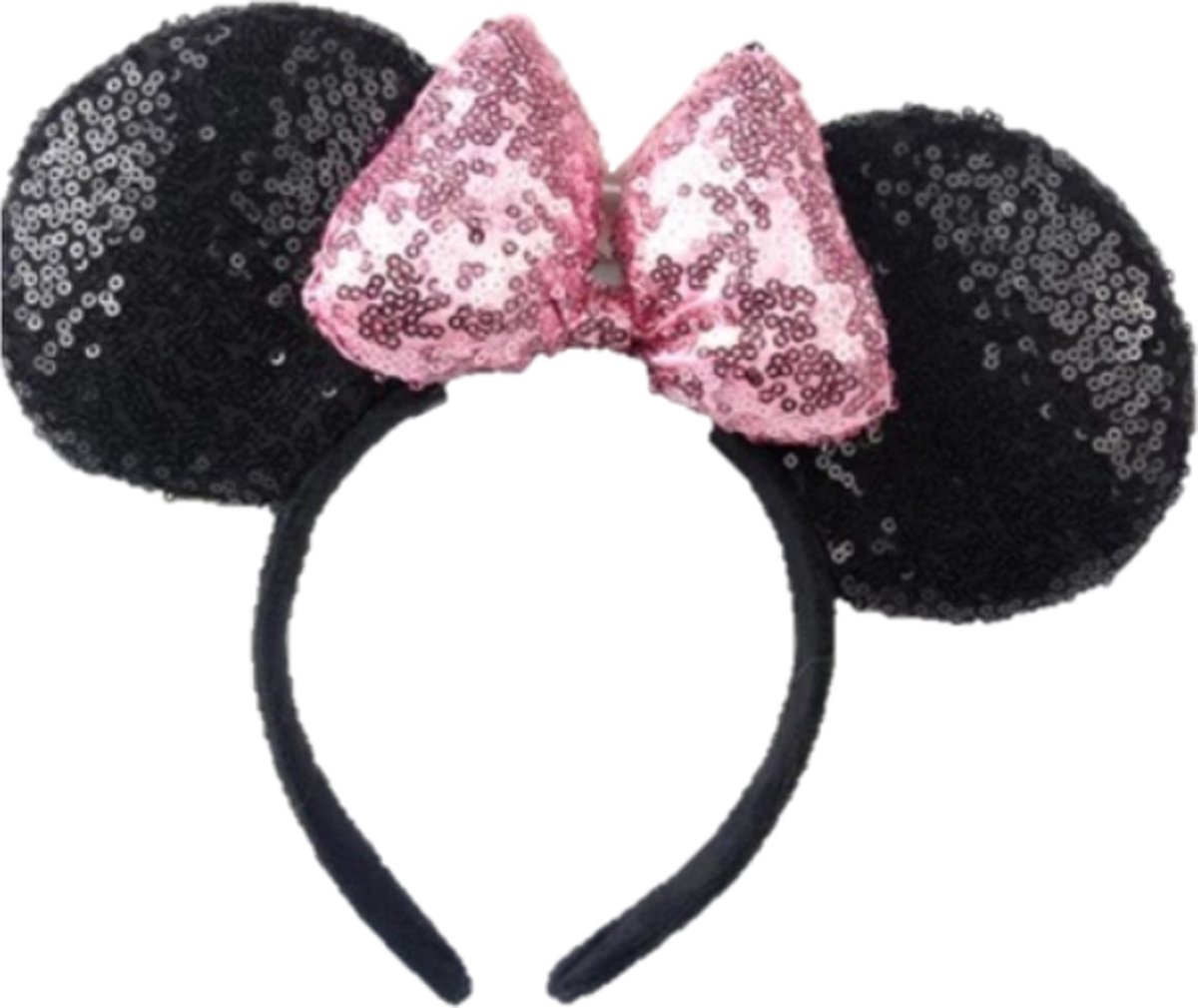 Minnie mouse, diadeem, glitter, disney, oren, pailletten, roze | bol.com
