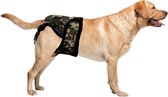Loopsheidbroekje hond - camo groen - maat S - voor kleine honden - herbruikbaar - hondenbroekje - hondenluier - loopsheid - ongesteldheid - voorkomt ongewenste zwangerschappen bij