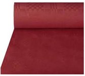 Duni Damast Bordeaux Red Damastpapier 118x800cm