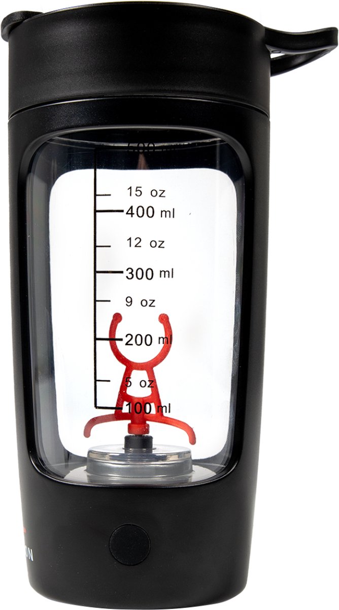 XXL Nutrition Premium Electric Shaker Elektrische Shakebeker 500 ml Zwart
