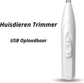 FLY-Professionele Huisdieren Trimmer Wit-Dieren Tondeuse-Hond en Katten-Voor achterkant/ogen/oor haar