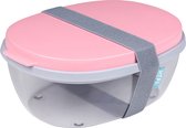 Mepal Ellipse saladbox - nordic pink