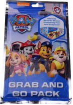 Paw Patrol Grab and Go Kleur- en Stickerset met Waskrijtjes