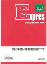 Telefoongespreksnotitieblok Sigel Expres A5 100 blad 5st.