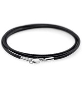 Basic Luxe-Koorketting - 1.5 mm-zwart-ketting-Charme Bijoux