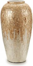 VAAS WIT BREEDTE PARELMOER DM (22 X 41 X 22 CM)