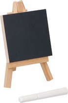 klijn krijtbord - mini krijtbord -  Maul krijtbord met houten frame - mini easel - krijt mini - ezel - bordSchoolbord voor kinderen - Krijtbord staand - hout-