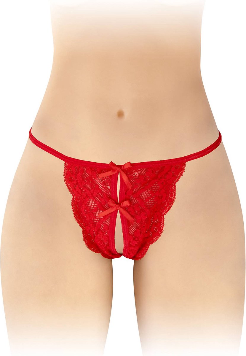 CULOTTE OUVERTE CINDY ROUG T.U