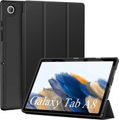 Samsung Galaxy Tab A8 10.5 Hoesje Zwart Luxe design met standcase functie