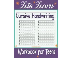 Let's Learn Cursive Handwriting Workbook for Teens