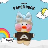 Lalafanfan™ - Paper Duck knuffel - Paper Duck - Paperduck - Knuffel Eend - 30cm - Baylee