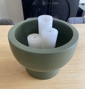 Kandelaar Pot Groen - Groot H: 25 cm  ø30 cm - Dry FLWRS®
