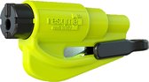 ResQMe - Veiligheidshamer aan sleutelhanger - Fluorgeel
