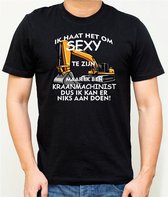 Shirt-kraanmachinist-sexy-cadeau-maat M