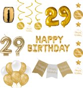29 jaar Verjaardag Versiering pakket Gold