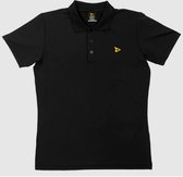 Dedicated Dry-Fit Black Polo — L