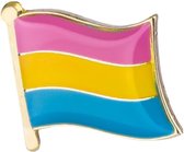 Pansexueel - pin - broche - speldje - vlag - LGBTQ