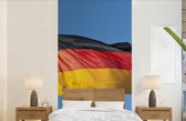 Behang - Fotobehang Foto van de Duitse vlag - Breedte 120 cm x hoogte 240 cm