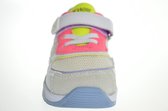 Sneakers | Meisjes | White Fuchsia Yellow | Leer | Shoesme | Maat 31