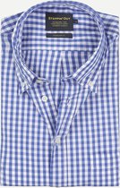 Steppin' Out Mannen  Steppin' Out Lente/Zomer 2022  Colorful Gingham Mannen - Regular Fit - Katoen - Blauw (M) Blauw Katoen Maat: M