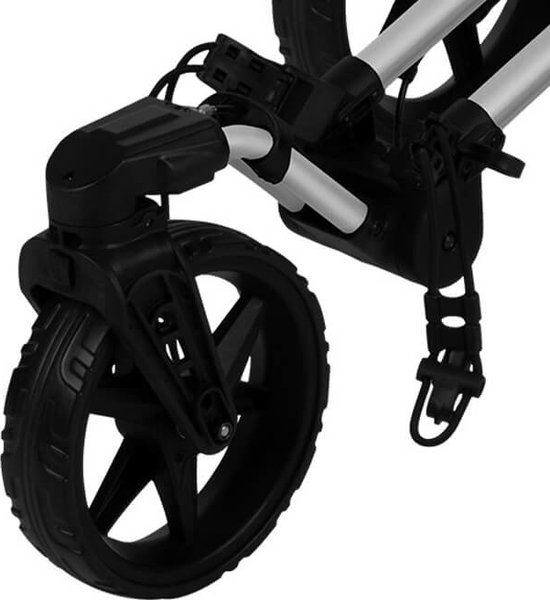 FastFold Dice Golftrolley - Zilver Zwart van FastFold — afbeelding 4