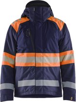 Blaklader 4480-1977 Winterjas High Vis - Marineblauw/Oranje - XS