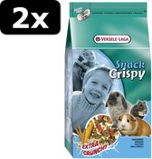 2x CRISPY SNACK KNAAGDIER 650GR