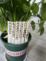 Moestuin | Tuin | Decoratie | Houten letters | groente