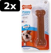 2x NYLABONE PUPPY CHEW CHICKEN <16KG