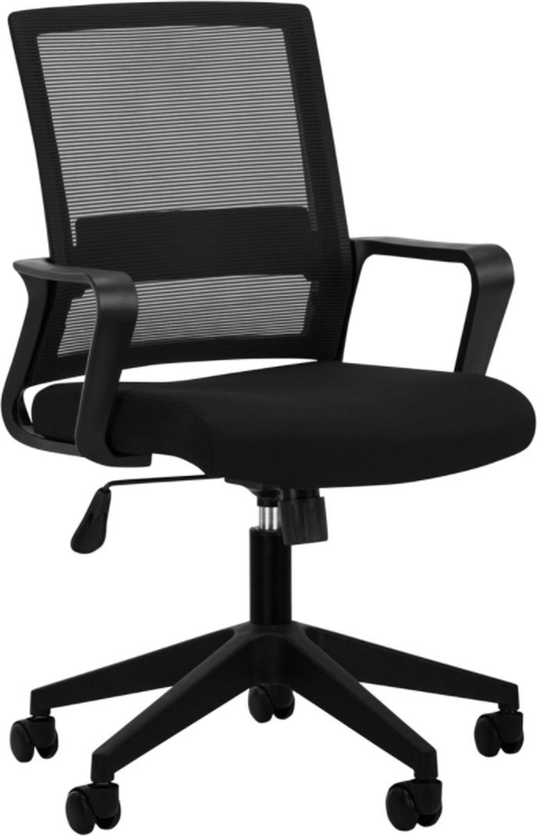 Bureaustoel - Ergonomische Bureaustoel - Comfort - Zwart - 60x50x48