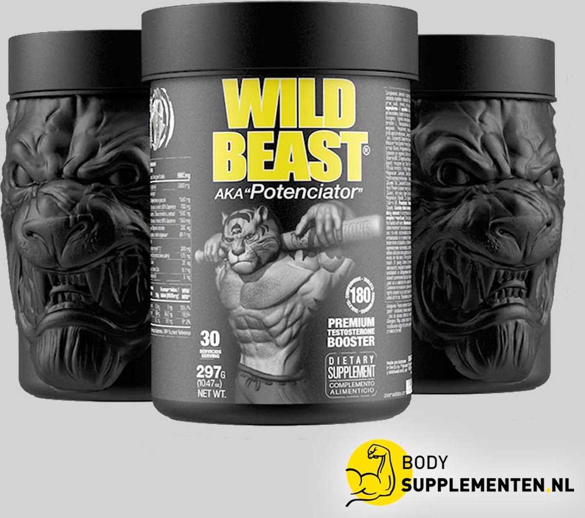 Zoomad Labs Wild Beast – Premium Testosteron Booster - 180 Capsules